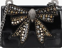 zwarte kurt geiger london handtas bow small shoreditch