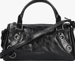 zwarte liebeskind schoudertas nika satchel s
