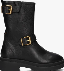 zwarte lina locchi biker boots l1316