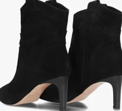 zwarte lina locchi enkellaarsjes l1299