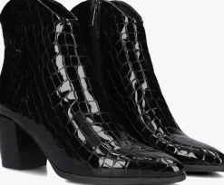 zwarte lina locchi enkellaarsjes at 152