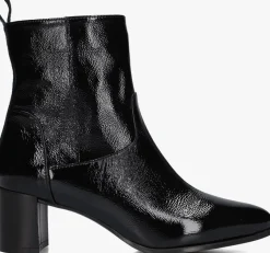 zwarte lina locchi enkellaarsjes 8543