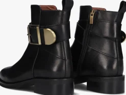 zwarte lina locchi enkellaarsjes 2232