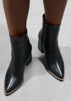 zwarte lina locchi enkellaarsjes 46994