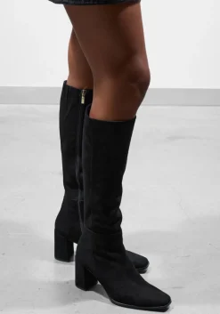 zwarte lina locchi hoge laarzen 33090