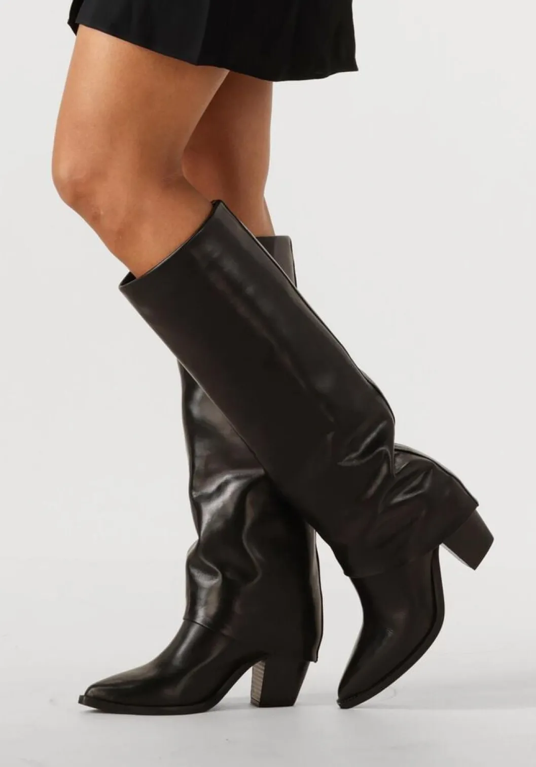 zwarte lina locchi hoge laarzen mw506