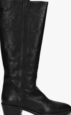 zwarte lina locchi hoge laarzen at40