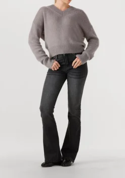 zwarte lois jeans flared jeans raval-16