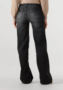 zwarte lois jeans flared jeans palazzo