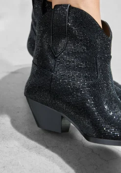 zwarte lola cruz enkellaarsjes 312t00bk