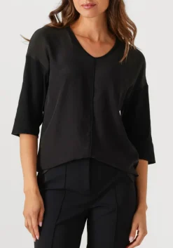 zwarte marc cain essentials t-shirt +e 55.01 j29