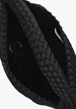 zwarte marrea schoudertas bucket