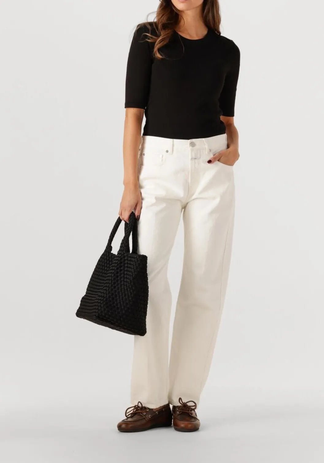 zwarte marrea schoudertas medium