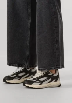 zwarte mercer amsterdam lage sneakers the re-run pineapple 2.0