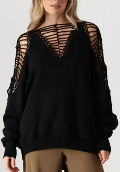 zwarte mes demoiselles sweater shiho