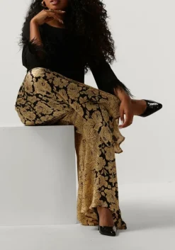 zwarte mes demoiselles wijde broek rose ballerina