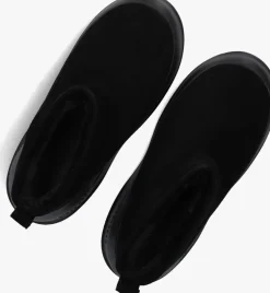 zwarte moon boot enkelboots mb luna low boot suede