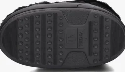 zwarte moon boot snowboots icon low faux fur