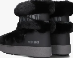 zwarte moon boot snowboots ltrack faux fur