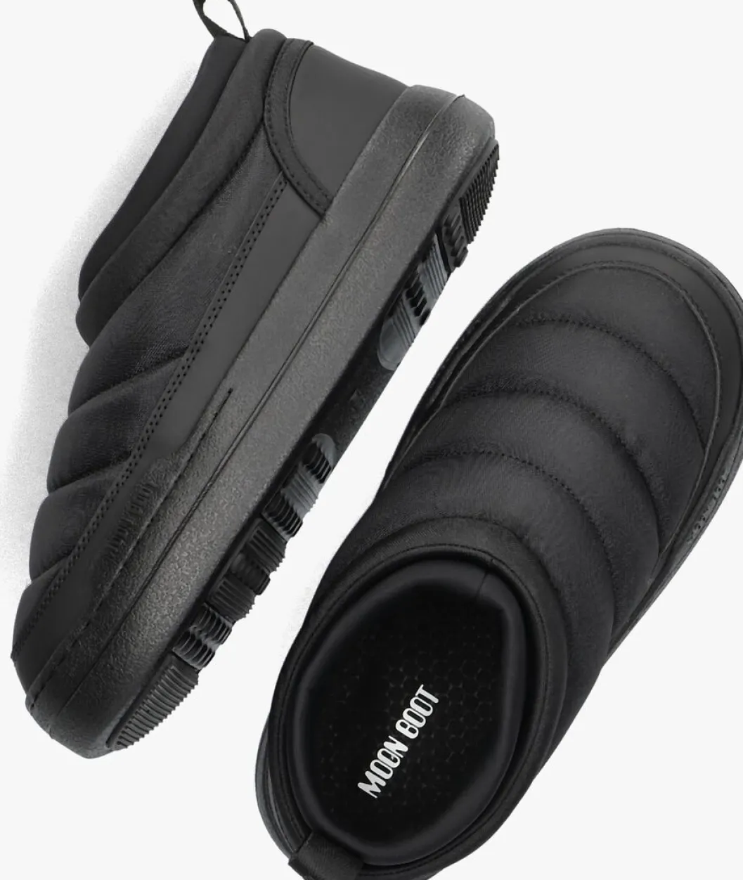 zwarte moon boot snowboots mb park soft nylon