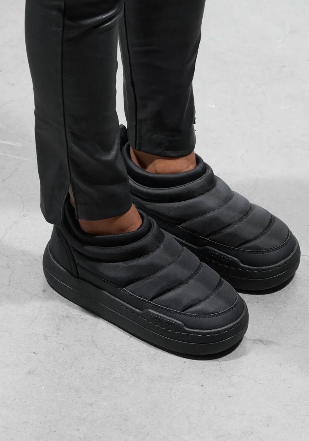 zwarte moon boot snowboots mb park soft nylon