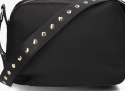 zwarte núnoo schoudertas ellie recycled nylon