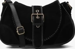 zwarte núnoo schoudertas maria stitch