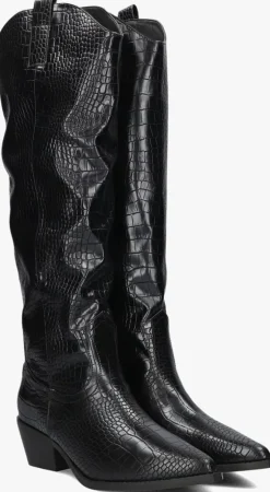 zwarte notre-v cowboylaarzen 0601-09