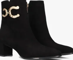 zwarte notre-v enkellaarsjes 8558