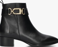 zwarte notre-v enkellaarsjes 3254