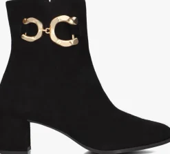 zwarte notre-v enkellaarsjes 8558