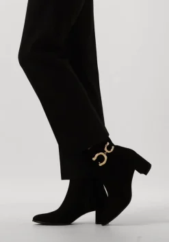 zwarte notre-v enkellaarsjes 8558