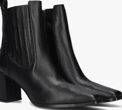 zwarte notre-v enkellaarsjes 33028