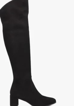 zwarte notre-v overknee laarzen 8597