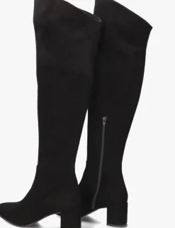 zwarte notre-v overknee laarzen 8597