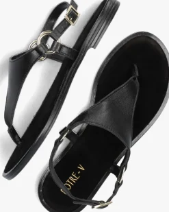 zwarte notre-v sandalen 23270