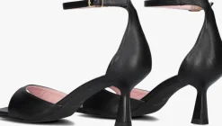 zwarte notre-v sandalen met hak 2655s