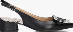 zwarte notre-v slingbacks 3341