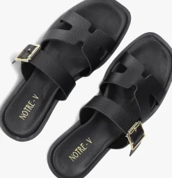 zwarte notre-v slippers 227226