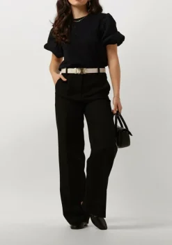 zwarte notre-v t-shirt nv-dolf puff sleeve top