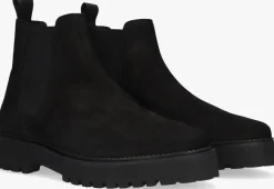 zwarte nubikk chelsea boots logan rai