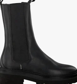 zwarte nubikk chelsea boots fae adams