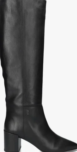 zwarte nubikk hoge laarzen isa bella