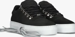 zwarte nubikk lage sneakers jagger classic
