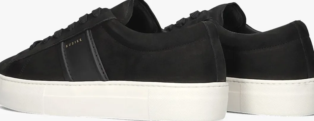 zwarte nubikk lage sneakers jagger morris nolan