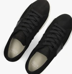 zwarte nubikk lage sneakers jagger morris nolan