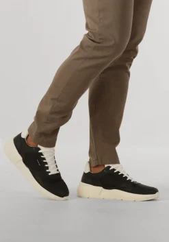zwarte nubikk lage sneakers roque road wave