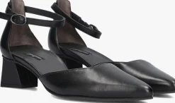 zwarte paul green sandalen met hak 3820