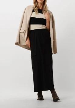 zwarte penn & ink maxirok 540 skirt