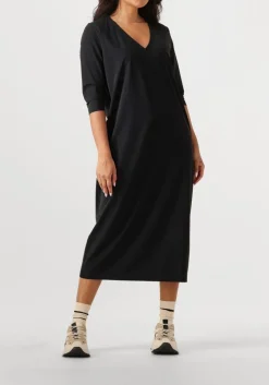 zwarte penn & ink midi jurk blake